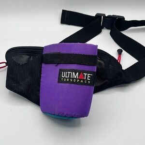 Ultimate TorsoPacs Running Waist Pack Purple Black Adjustable Belt Pouch